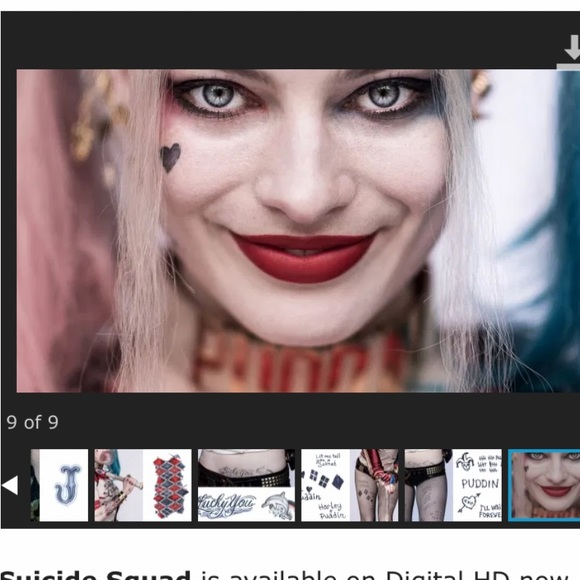 Bioworld Suicide Squad Harley Quinn Puddin Replica Choker white collar - Picture 7 of 14